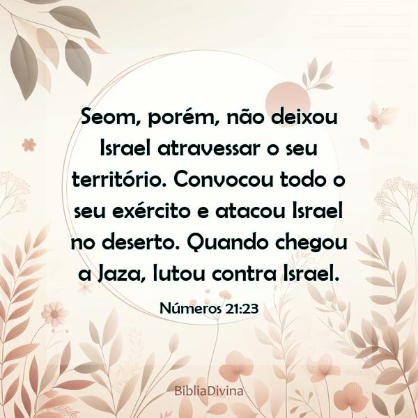 Números 21:23