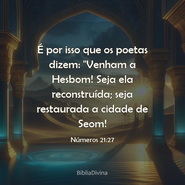 Números 21:27