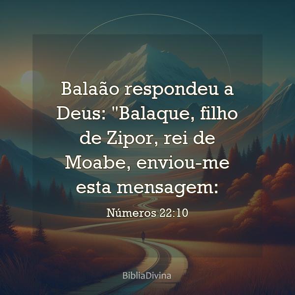 Números 22:10