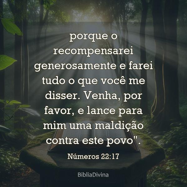 Números 22:17