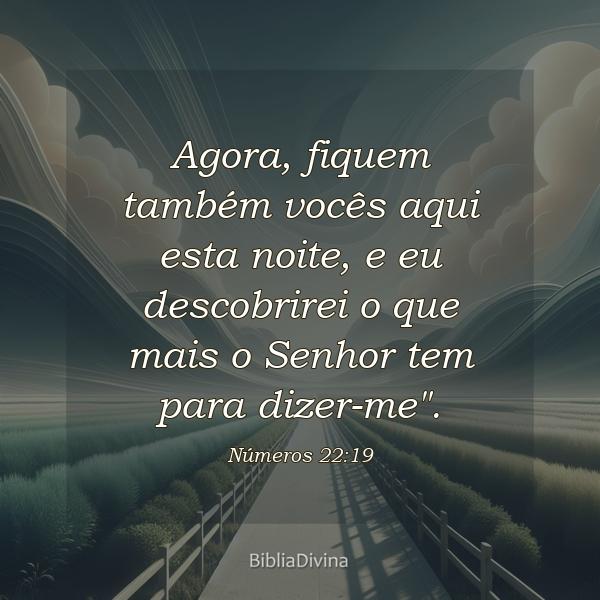 Números 22:19