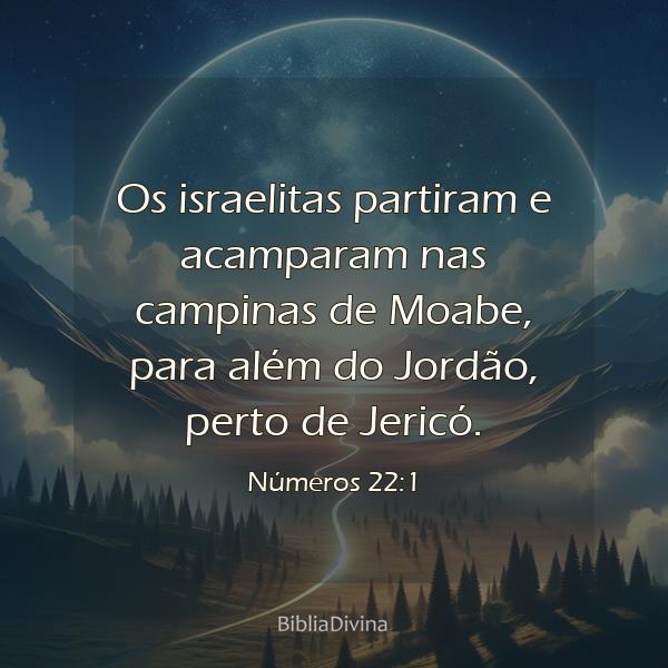 Números 22:1