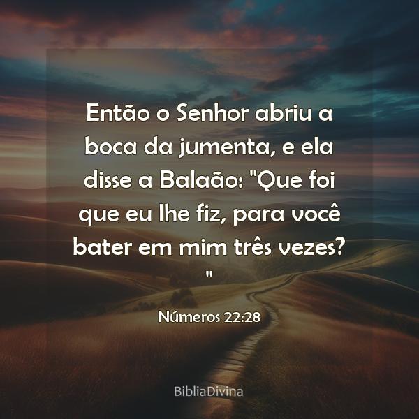 Números 22:28