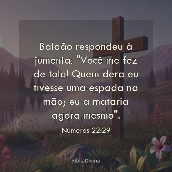 Números 22:29