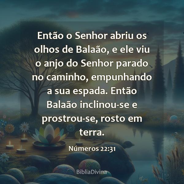 Números 22:31