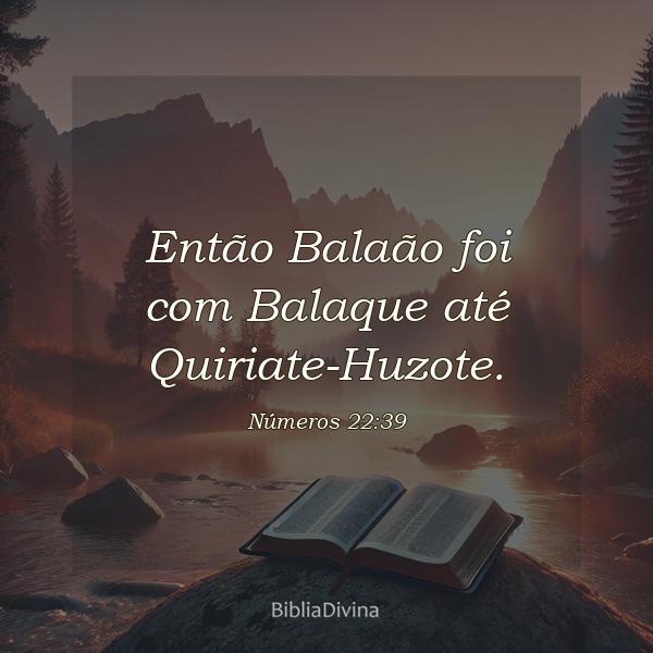 Números 22:39