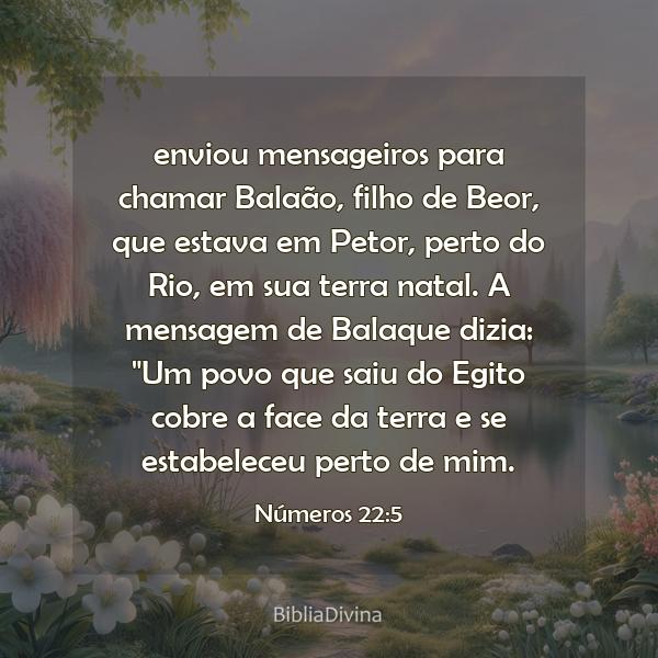 Números 22:5