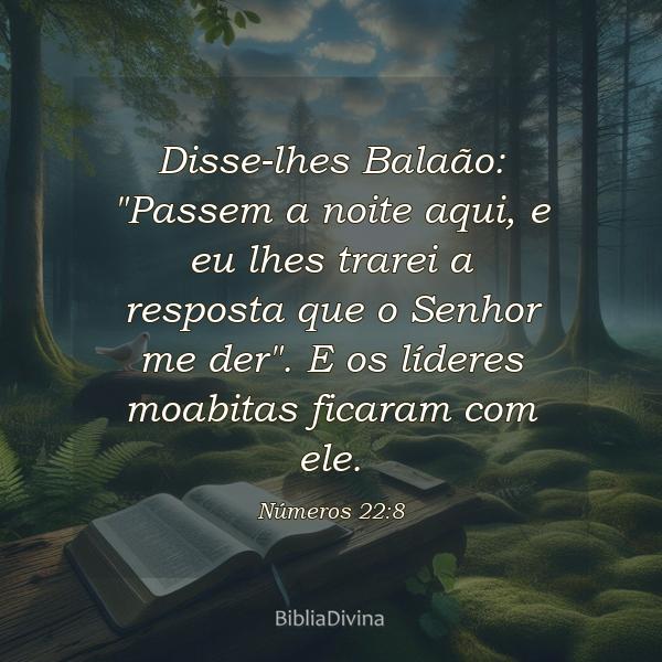 Números 22:8