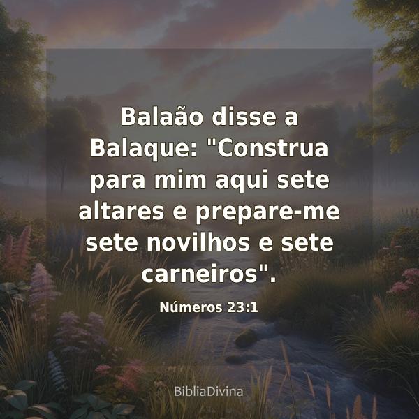 Números 23:1