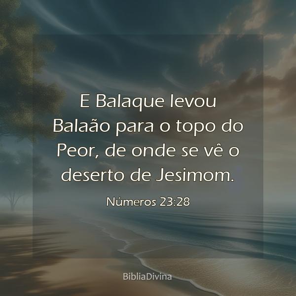 Números 23:28