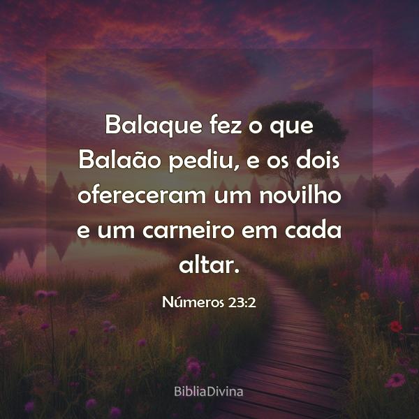 Números 23:2