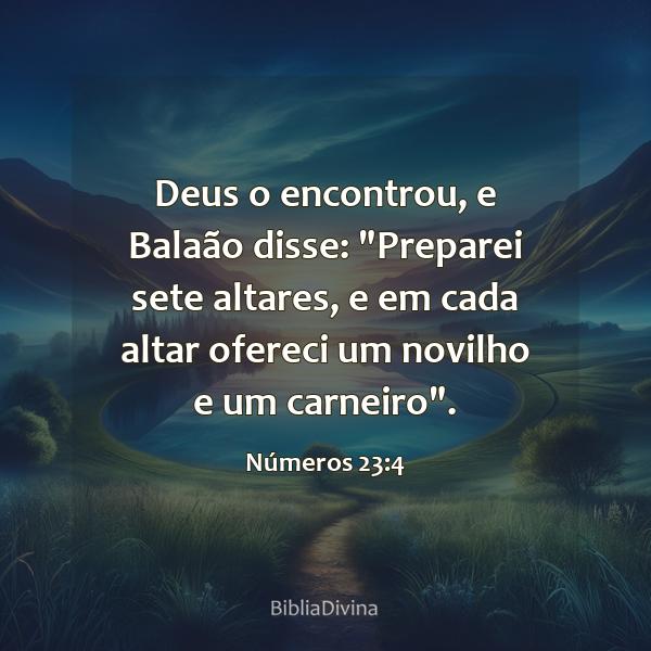 Números 23:4