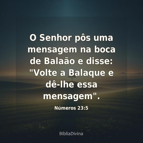 Números 23:5