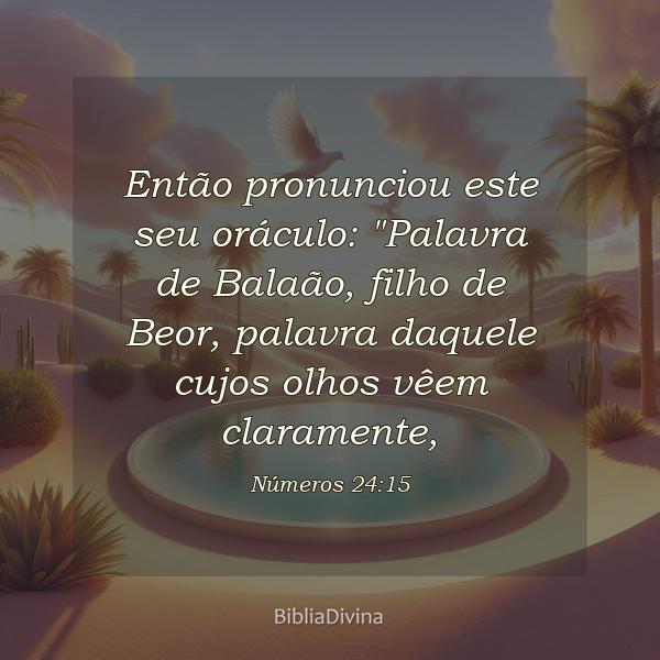 Números 24:15