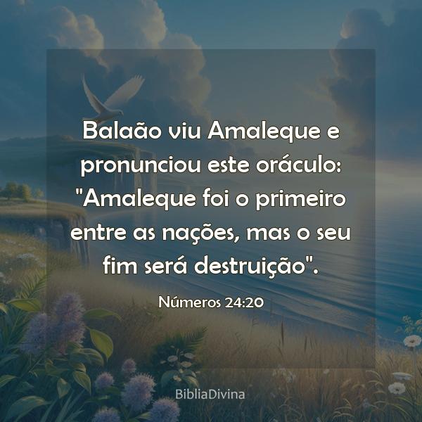 Números 24:20