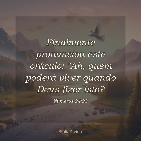 Números 24:23