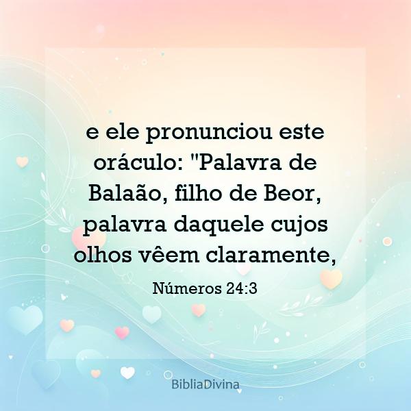 Números 24:3