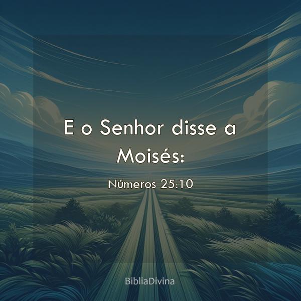 Números 25:10