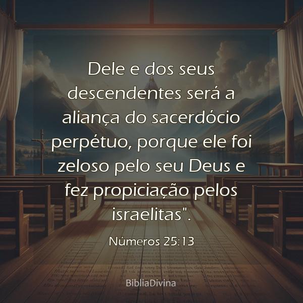 Números 25:13