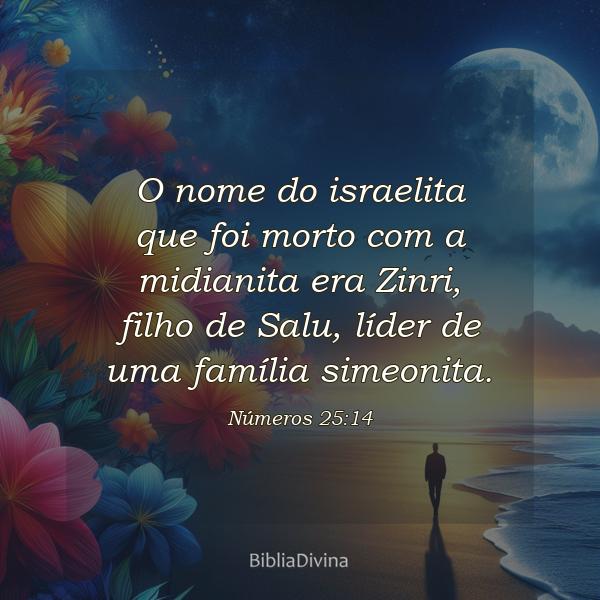 Números 25:14