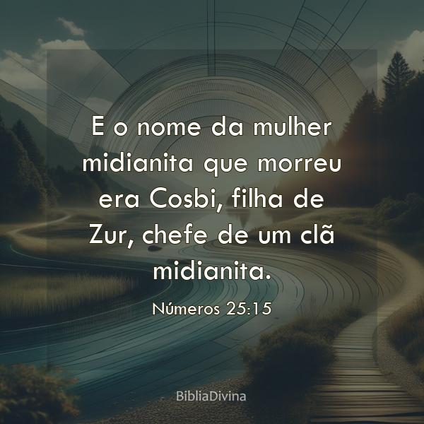 Números 25:15