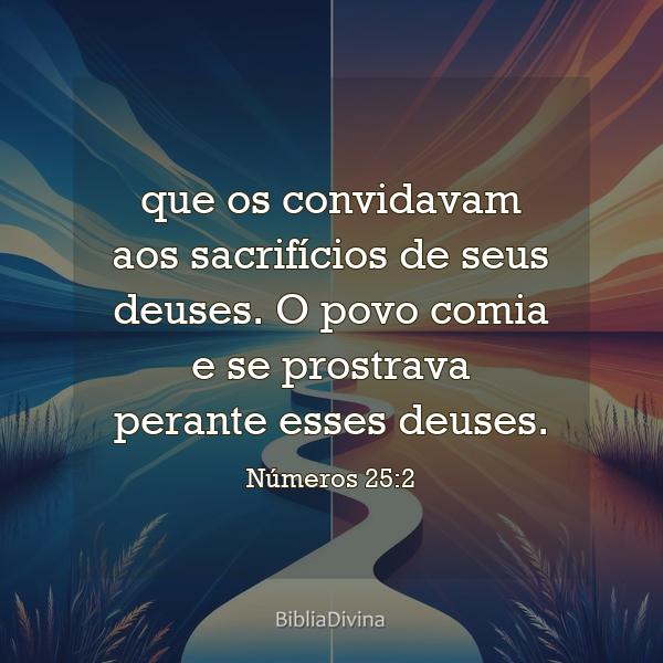 Números 25:2