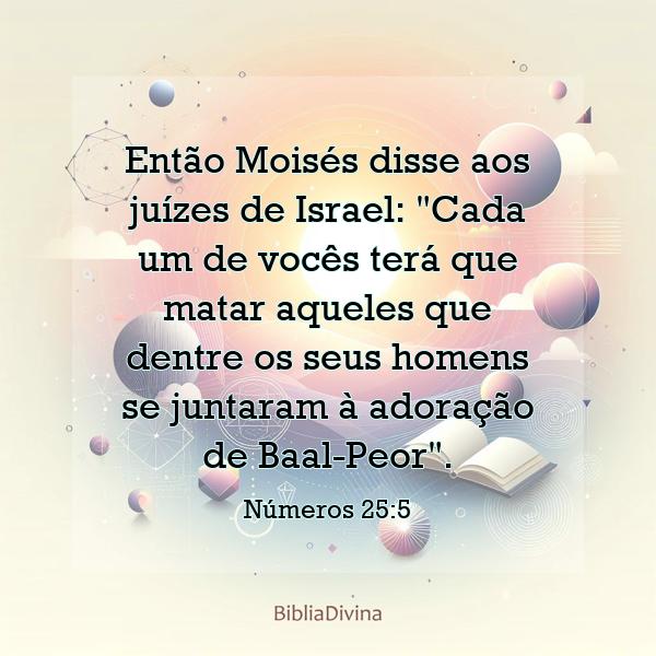 Números 25:5