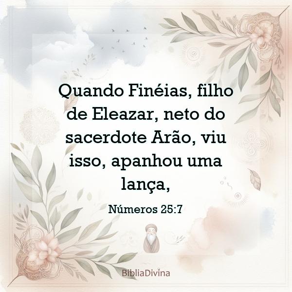 Números 25:7