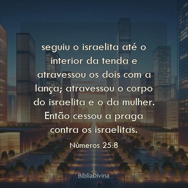 Números 25:8