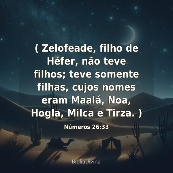 Números 26:33