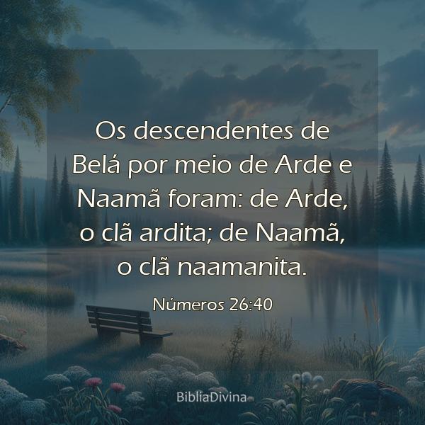 Números 26:40