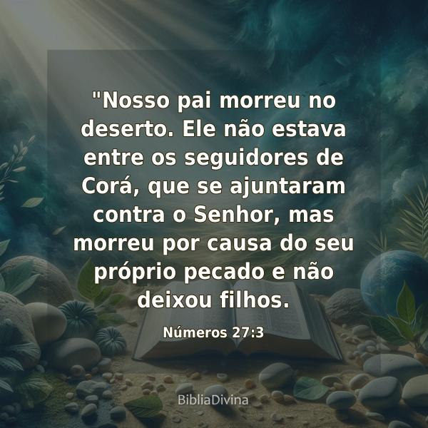 Números 27:3