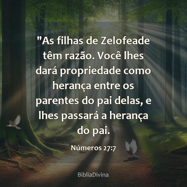 Números 27:7