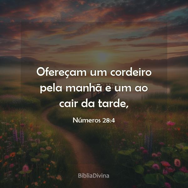 Números 28:4