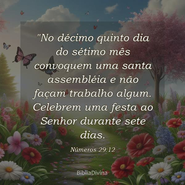 Números 29:12