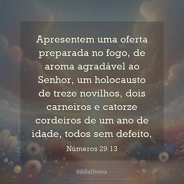 Números 29:13