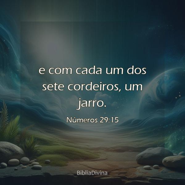 Números 29:15