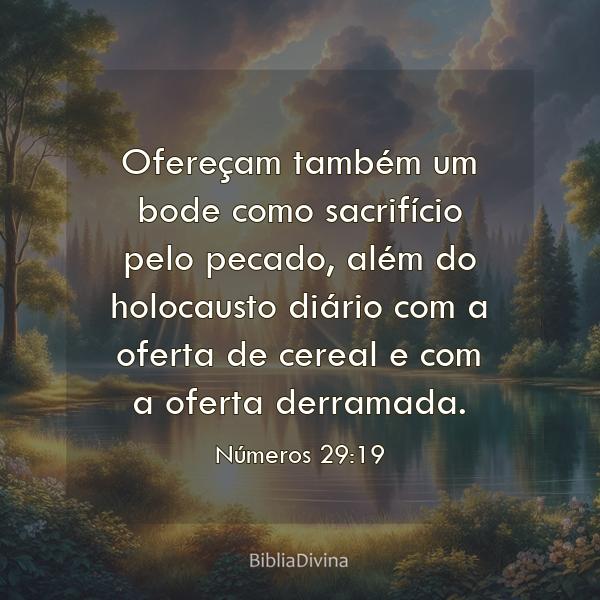 Números 29:19