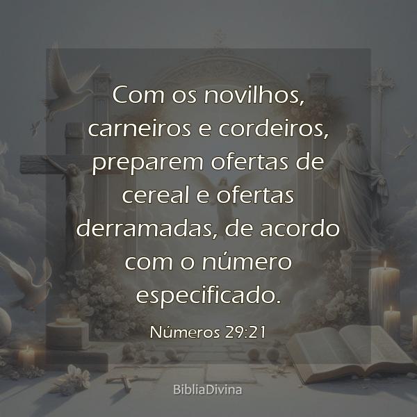 Números 29:21