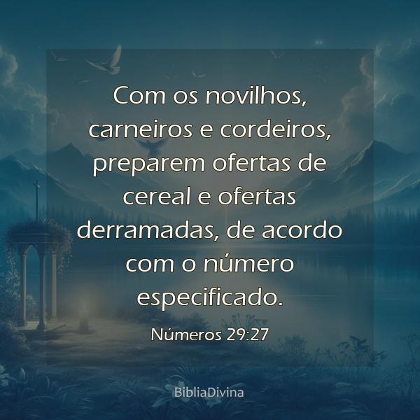 Números 29:27