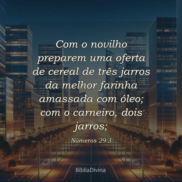 Números 29:3