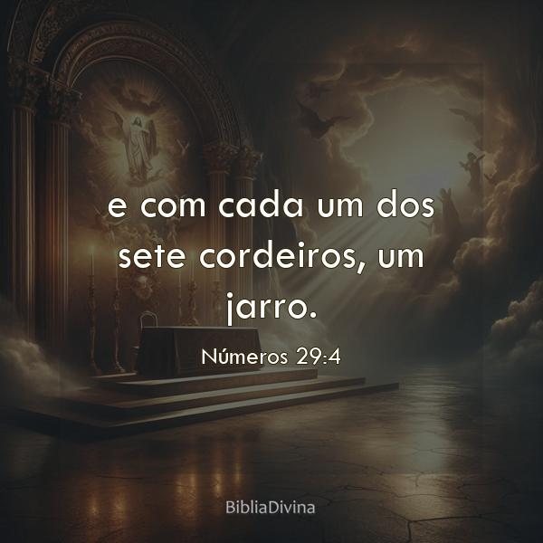 Números 29:4