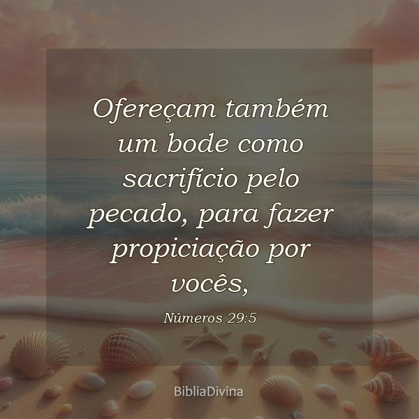 Números 29:5