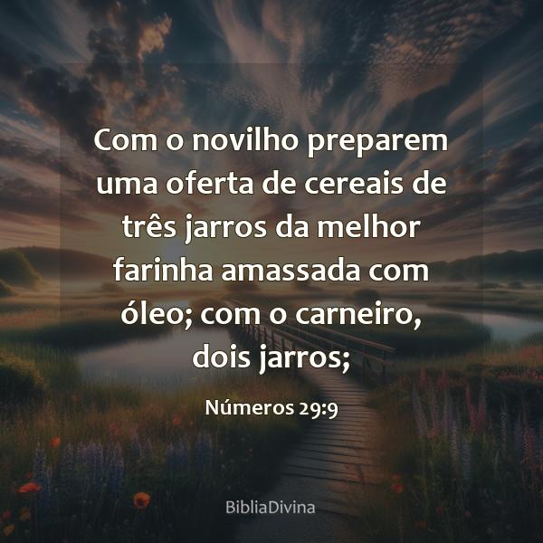 Números 29:9