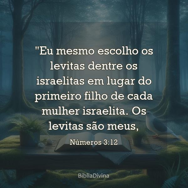 Números 3:12