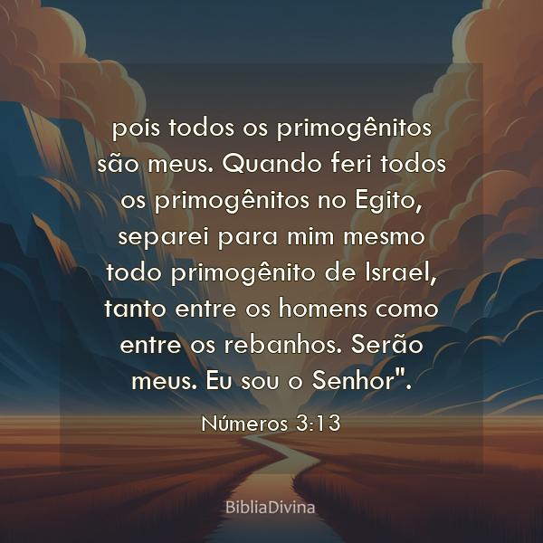 Números 3:13