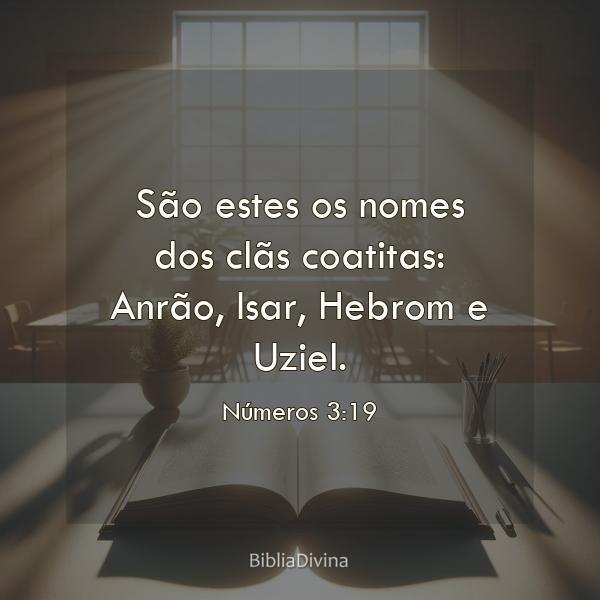 Números 3:19