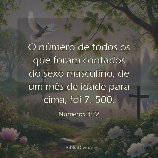 Números 3:22