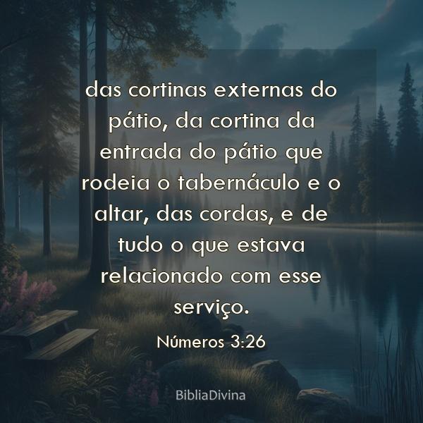 Números 3:26