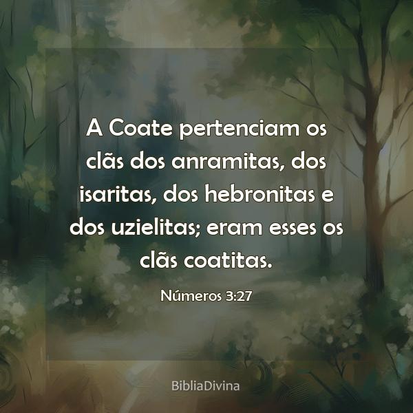 Números 3:27